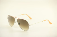 Aviator , rb 3025 071/51 brown gradual lens ,unisex sunglasses ,58mm