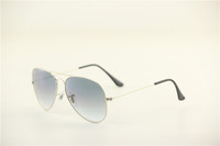 Aviator ,rb 3025 003/32 silver fraem gray gradual lens ,unisex sunglasses ,55 58 62 MM